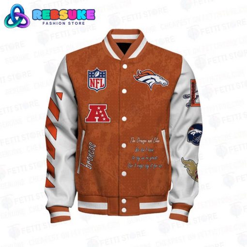 Denver Broncos 3X Super Bowl Champions Baseball Jacket