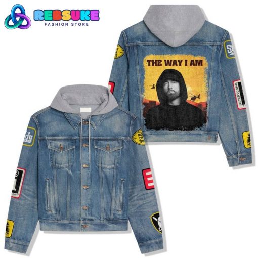 Eminem Slim Shady The Way I Am Hoodie Denim Jacket