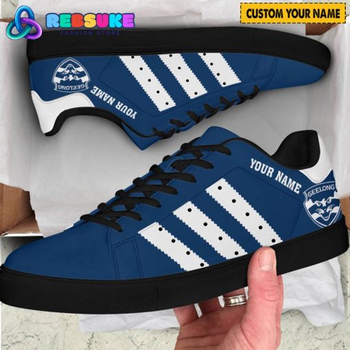 Geelong Cats AFL Custom Name Stan Smith Shoes