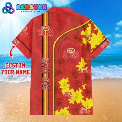 Gold Coast Suns New AFL Customized Hawaiian Shirt