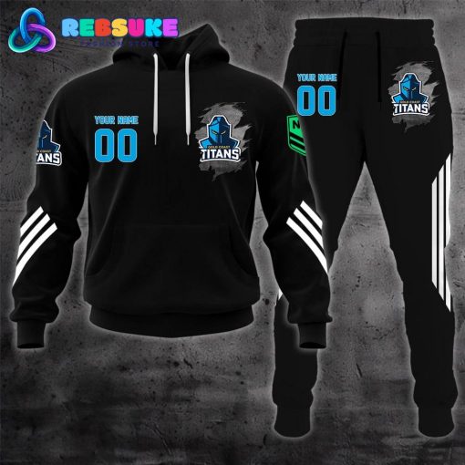 Gold Coast Titans NRL Customized Combo Hoodie, Pants