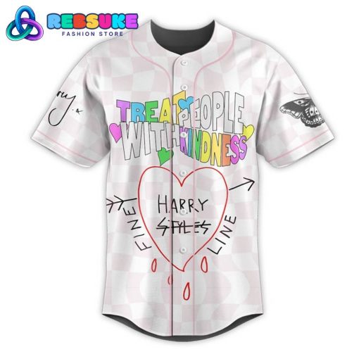 Harry Styles Treat People With Kindness Baseball Jersey