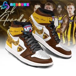 Hawthorn Hawks AFL Team 2024 Customized Nike Air Jordan 1