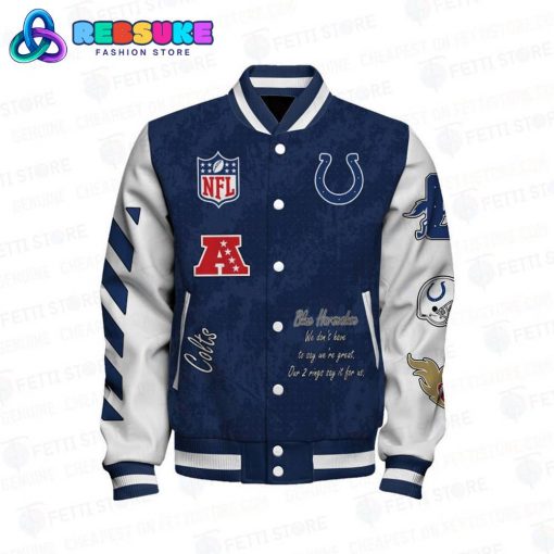 Indianapolis Colts 2X Super Bowl Champions Baseball Jacket