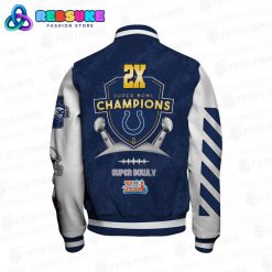 Indianapolis Colts 2X Super Bowl Champions Baseball Jacket