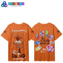 Inside Out 2 Go To Sleep Anxiety Orange Shirt