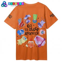 Inside Out 2 Go To Sleep Anxiety Orange Shirt