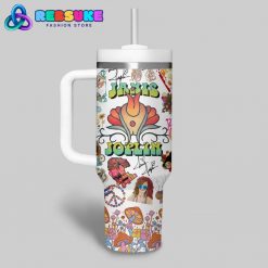 Janis Joplin Freedom Is Just Another Word White Stanley Tumbler