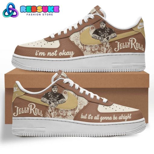 Jelly Roll I Am Not Okay Song Nike Air Force 1