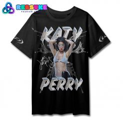 Katy Perry Out Now Womans World 2024 Black Shirt