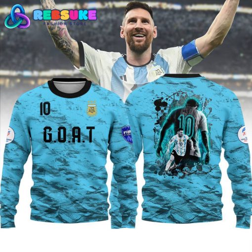 Lionel Messi GOAT x Argentina Champions Copa America Hoodie