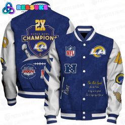 Los Angeles Rams 2X Super Bowl Champions Baseball Jacket