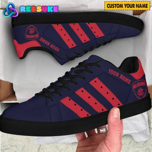 Melbourne Demons AFL Custom Name Stan Smith Shoes