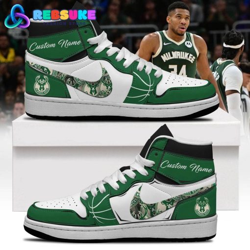 Milwaukee Bucks NBA New 2024 Nike Air Jordan 1