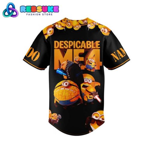 Minions Despicable Me 4 Dream Team Customized Baseball Jersey