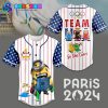 Olympic Paris 2024 Team USA Champions Customized Baseball Jersey