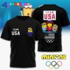 Minions Team USA Olympic Paris 2024 Blue Shirt