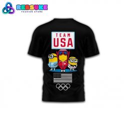 Minions Team USA Olympic Paris 2024 Black Shirt