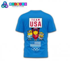 Minions Team USA Olympic Paris 2024 Blue Shirt