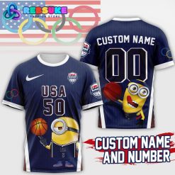 Minions Team USA Olympic Paris 2024 Customized Nike Shirt