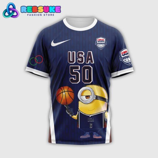 Minions Team USA Olympic Paris 2024 Customized Nike Shirt