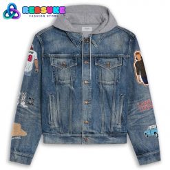 Morgan Wallen With A Criminal Hoodie Denim Jacket