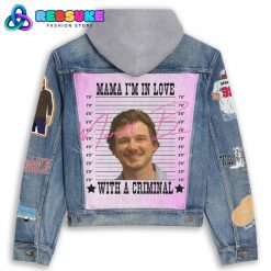 Morgan Wallen With A Criminal Hoodie Denim Jacket