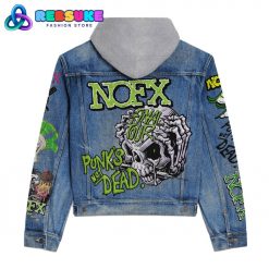 NOFX Band Punk’s Not Dead Hoodie Denim Jacket