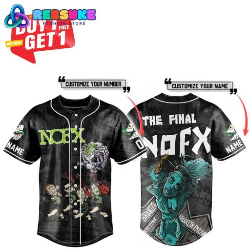 NOFX Band The Final Shows Customized Baseball Jersey