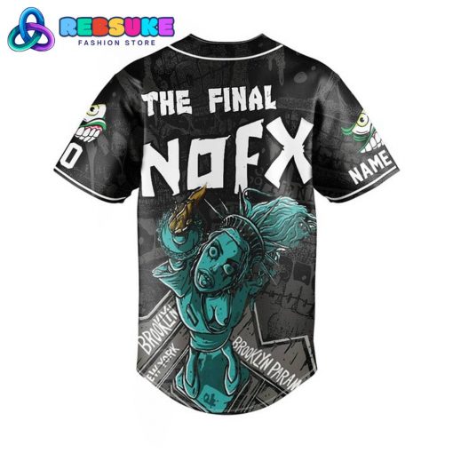 NOFX Band The Final Shows Customized Baseball Jersey