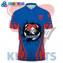 Newcastle Knights NRL Custom Name Polo Shirt