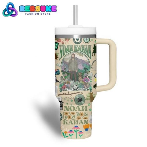 Noah Kahan American Singer 2024 Tour Beige Stanley Tumbler