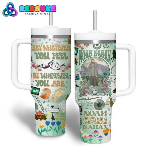 Noah Kahan American Singer 2024 Tour Green Stanley Tumbler