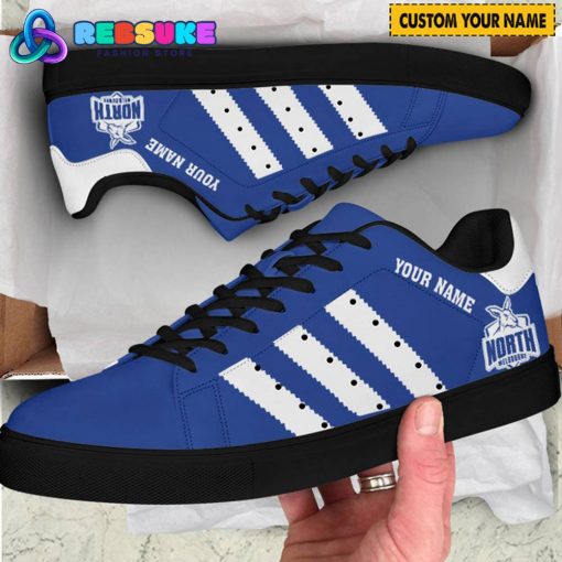 North Melbourne Kangaroos AFL Custom Name Stan Smith Shoes