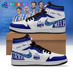 North Melbourne Kangaroos AFL Team 2024 Customized Nike Air Jordan 1