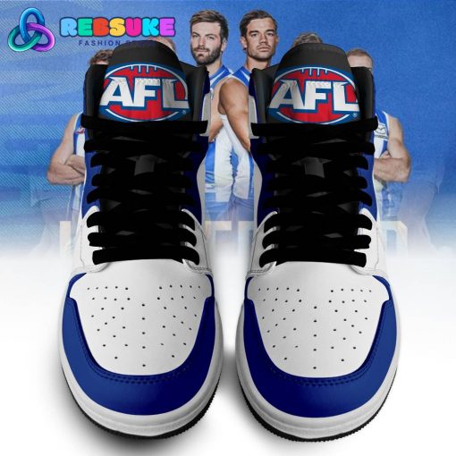 North Melbourne Kangaroos AFL Team 2024 Customized Nike Air Jordan 1