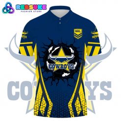 North Queensland Cowboys NRL Custom Name Polo Shirt