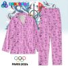 Olympic Paris 2024 Limited Edition Blue Pajamas Set