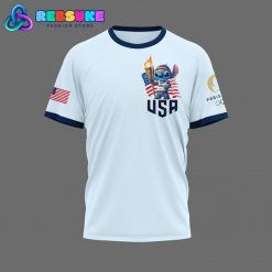 Olympic Paris 2024 Stitch Team USA Shirt