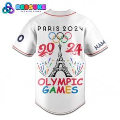 Olympic Paris 2024 Team USA Champions Customized Baseball Jersey