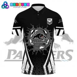 Penrith Panthers NRL Custom Name Polo Shirt