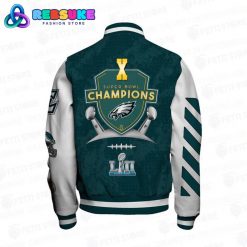 Philadelphia Eagles X Super Bowl Champions Baseball Jacket