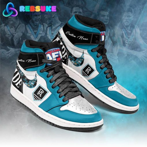 Port Adelaide Power AFL Team 2024 Customized Nike Air Jordan 1