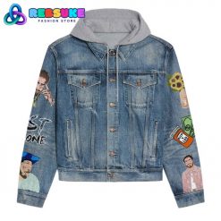 Post Malone Neon Moon Night Hoodie Denim Jacket