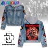 Bob Marley One Love Get Up Stand Up Hoodie Denim Jacket