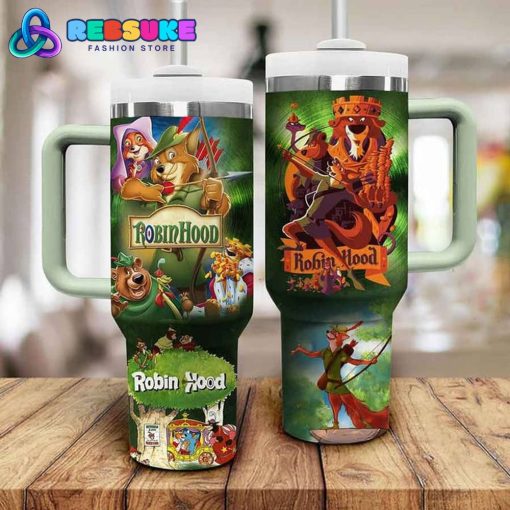 Robin Hood Cartoon 40 oz Stanley Tumbler