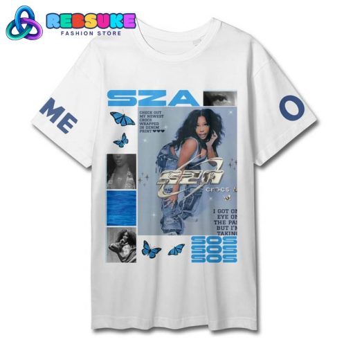 SZA Check Out My Newest Custom Name White Shirt