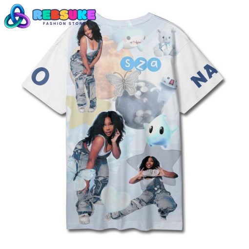 SZA Check Out My Newest Custom Name White Shirt