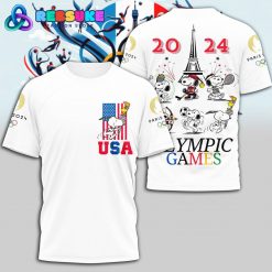 Snoopy Olympic Paris Games Team USA Shirt