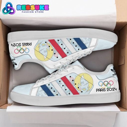 Snoopy Olympic Paris Games Team USA Stan Smith Shoes